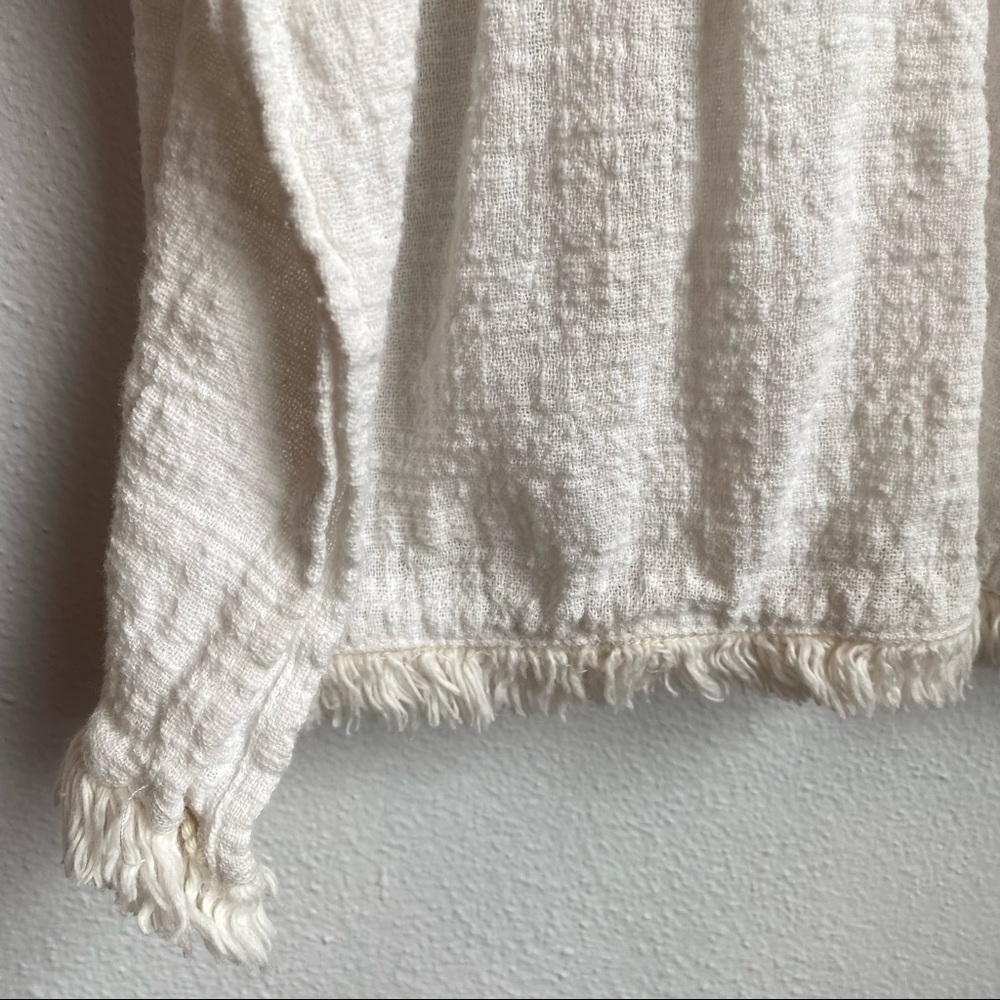 Zara White Top with Crochet like front part - Picture 6 of 9